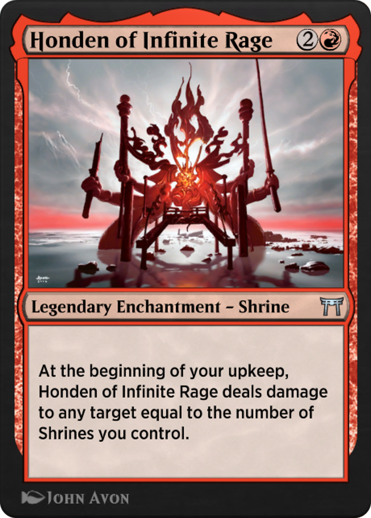 Honden of Infinite Rage (HA3-017) - Historic Anthology 3 - Premium MTG Single from Wizards of the Coast - Just $0! Shop now at Game Crave Tournament Store