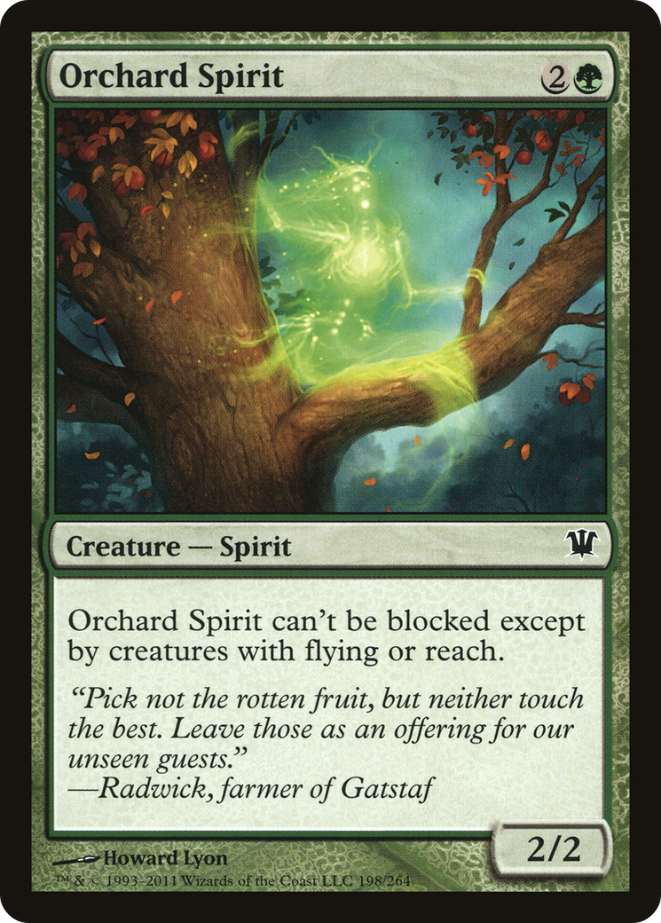 Orchard Spirit (ISD-198) - Innistrad Foil - Premium MTG Single from Wizards of the Coast - Just $0.08! Shop now at Game Crave Tournament Store
