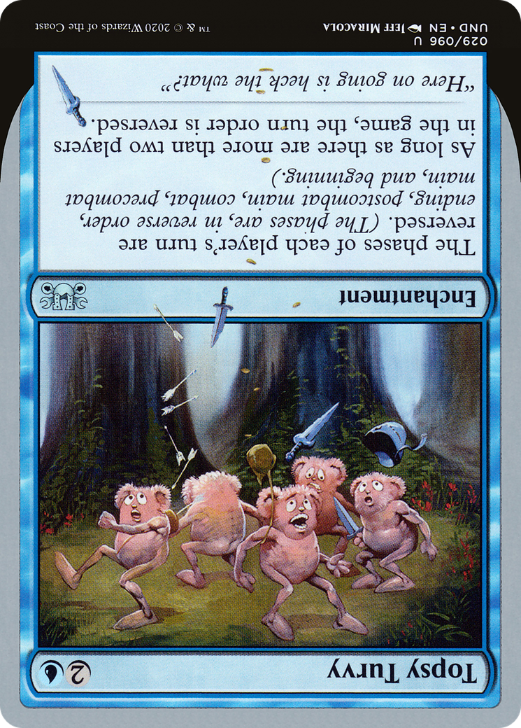 Topsy Turvy (UND-029) - Unsanctioned - Premium MTG Single from Wizards of the Coast - Just $0.25! Shop now at Game Crave Tournament Store