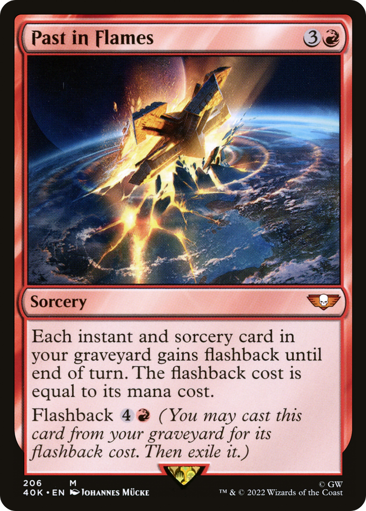 Past in Flames (40K-206) - Warhammer 40,000 Commander - Premium MTG Single from Wizards of the Coast - Just $1.47! Shop now at Game Crave Tournament Store