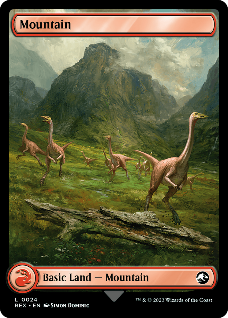 Mountain // Mountain (REX-024) - Jurassic World Collection - Premium MTG Single from Wizards of the Coast - Just $0.59! Shop now at Game Crave Tournament Store