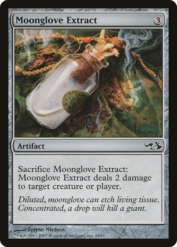 Moonglove Extract (DD1-024) - Duel Decks: Elves vs. Goblins - Premium MTG Single from Wizards of the Coast - Just $0.08! Shop now at Game Crave Tournament Store