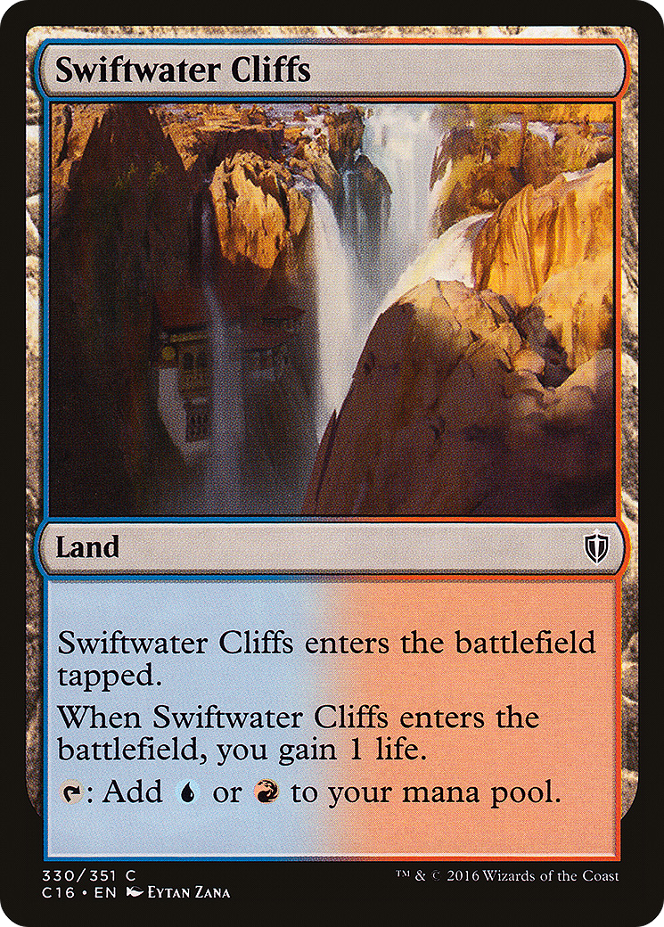 Swiftwater Cliffs (C16-330) - Commander 2016 - Premium MTG Single from Wizards of the Coast - Just $0.08! Shop now at Game Crave Tournament Store