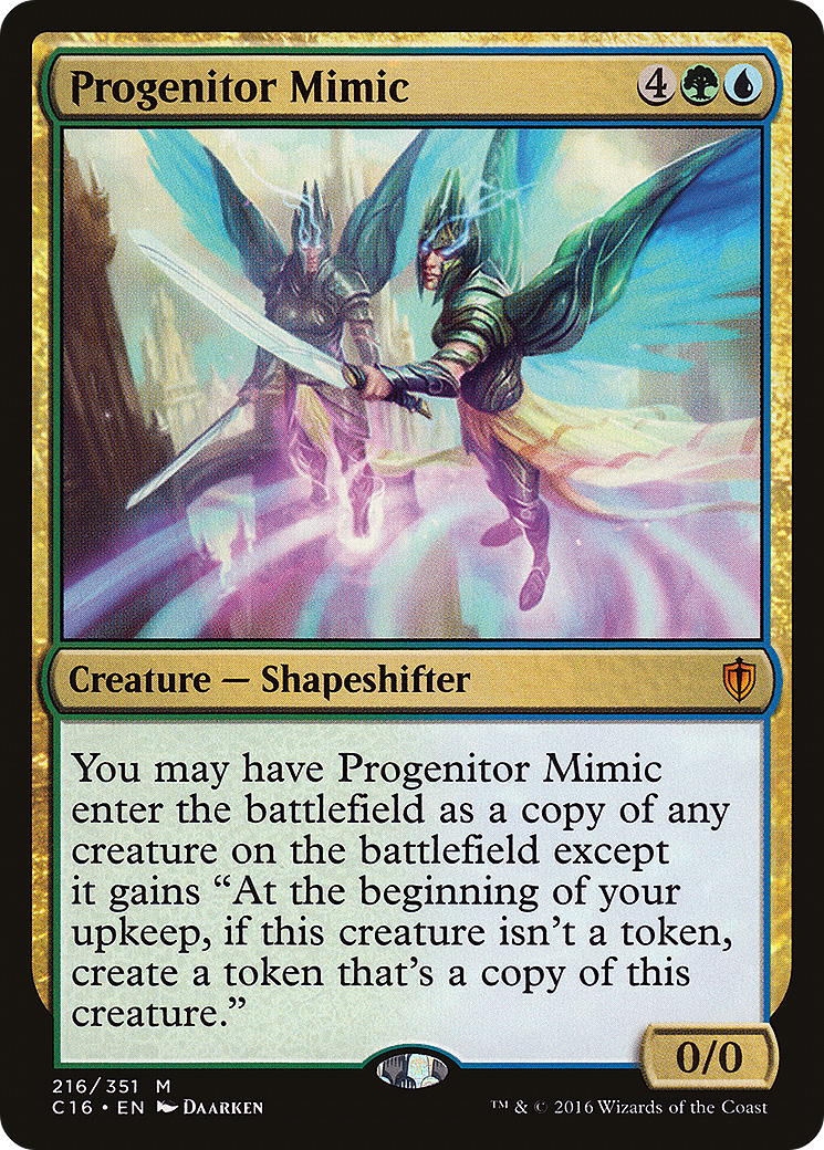 Progenitor Mimic (C16-216) - Commander 2016 - Premium MTG Single from Wizards of the Coast - Just $0.31! Shop now at Game Crave Tournament Store