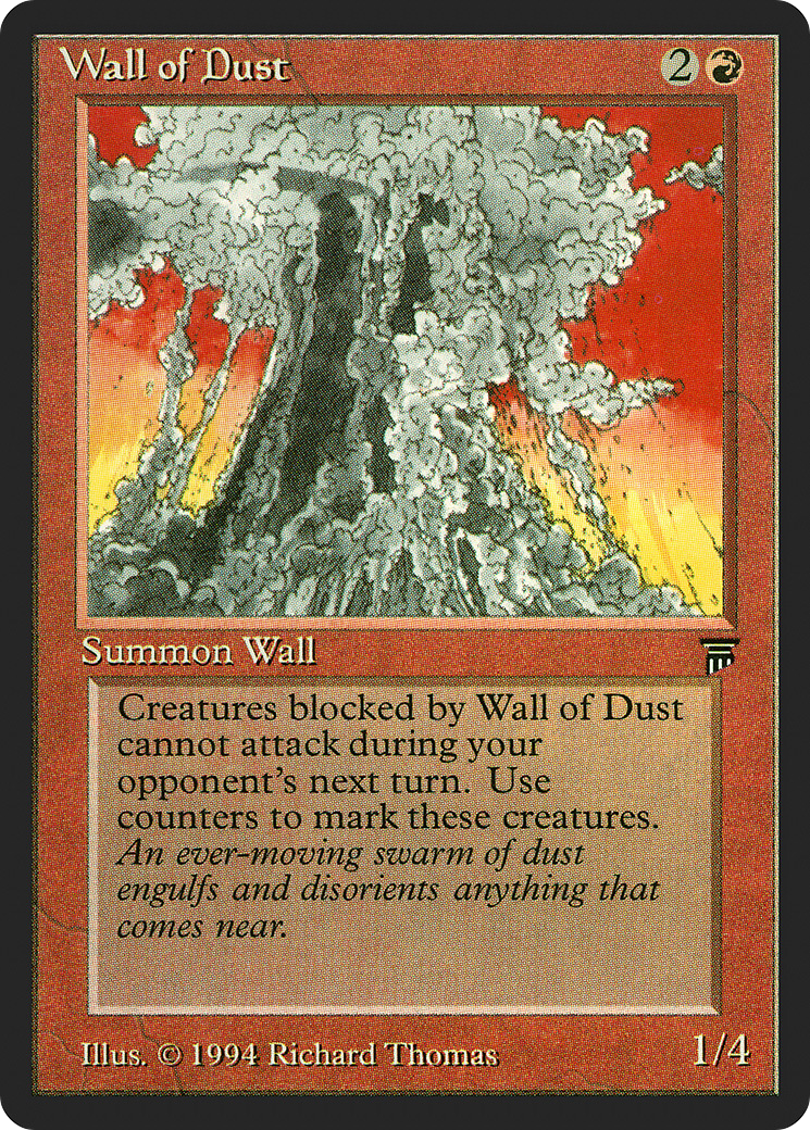 Wall of Dust (LEG-168) - Legends - Premium MTG Single from Wizards of the Coast - Just $0.46! Shop now at Game Crave Tournament Store