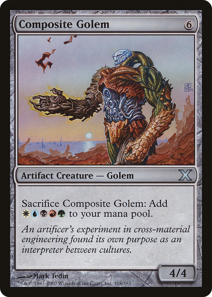 Composite Golem (10E-318) - Tenth Edition - Premium MTG Single from Wizards of the Coast - Just $0.17! Shop now at Game Crave Tournament Store