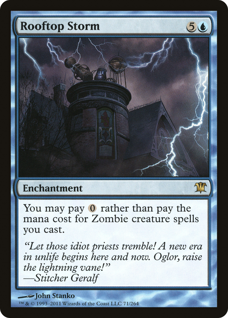 Rooftop Storm (ISD-071) - Innistrad Foil - Premium MTG Single from Wizards of the Coast - Just $2.63! Shop now at Game Crave Tournament Store