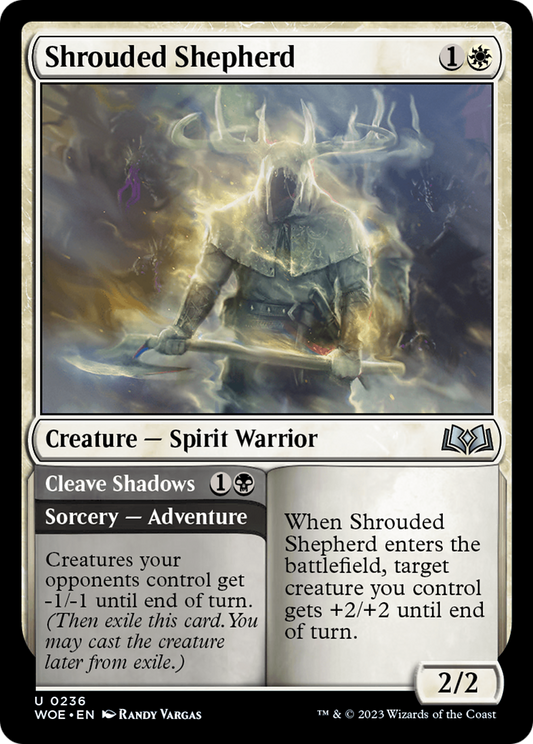 Shrouded Shepherd // Cleave Shadows (WOE-236) - Wilds of Eldraine - Premium MTG Single from Wizards of the Coast - Just $0.08! Shop now at Game Crave Tournament Store
