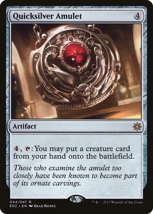 Quicksilver Amulet (E02-044) - Explorers of Ixalan - Premium MTG Single from Wizards of the Coast - Just $0.85! Shop now at Game Crave Tournament Store