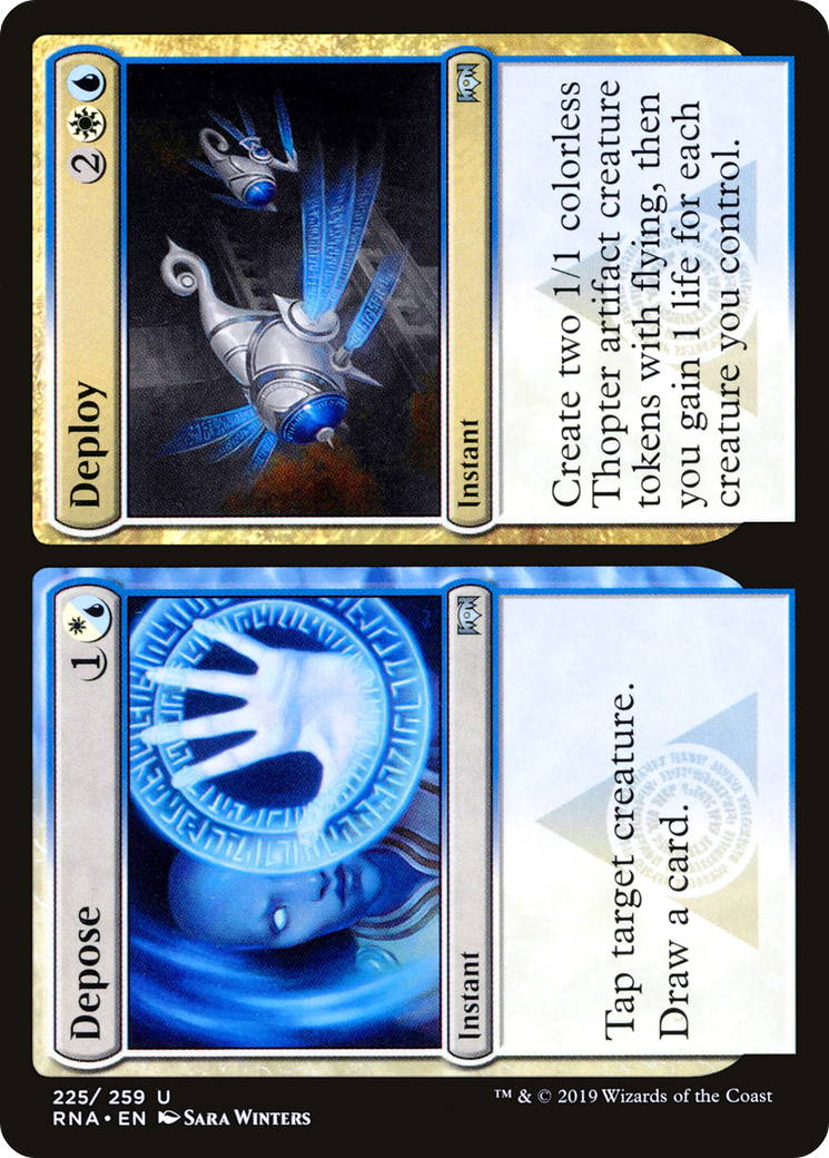 Depose // Deploy (RNA-225) - Ravnica Allegiance - Premium MTG Single from Wizards of the Coast - Just $0.08! Shop now at Game Crave Tournament Store