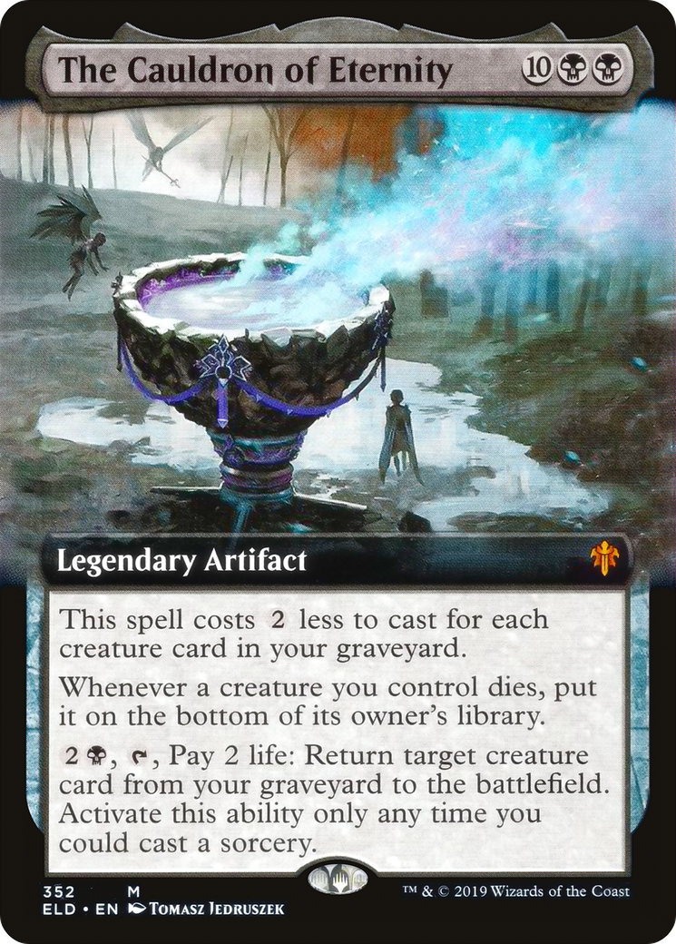 The Cauldron of Eternity (ELD-352) - Throne of Eldraine: (Extended Art) - Premium MTG Single from Wizards of the Coast - Just $0.72! Shop now at Game Crave Tournament Store
