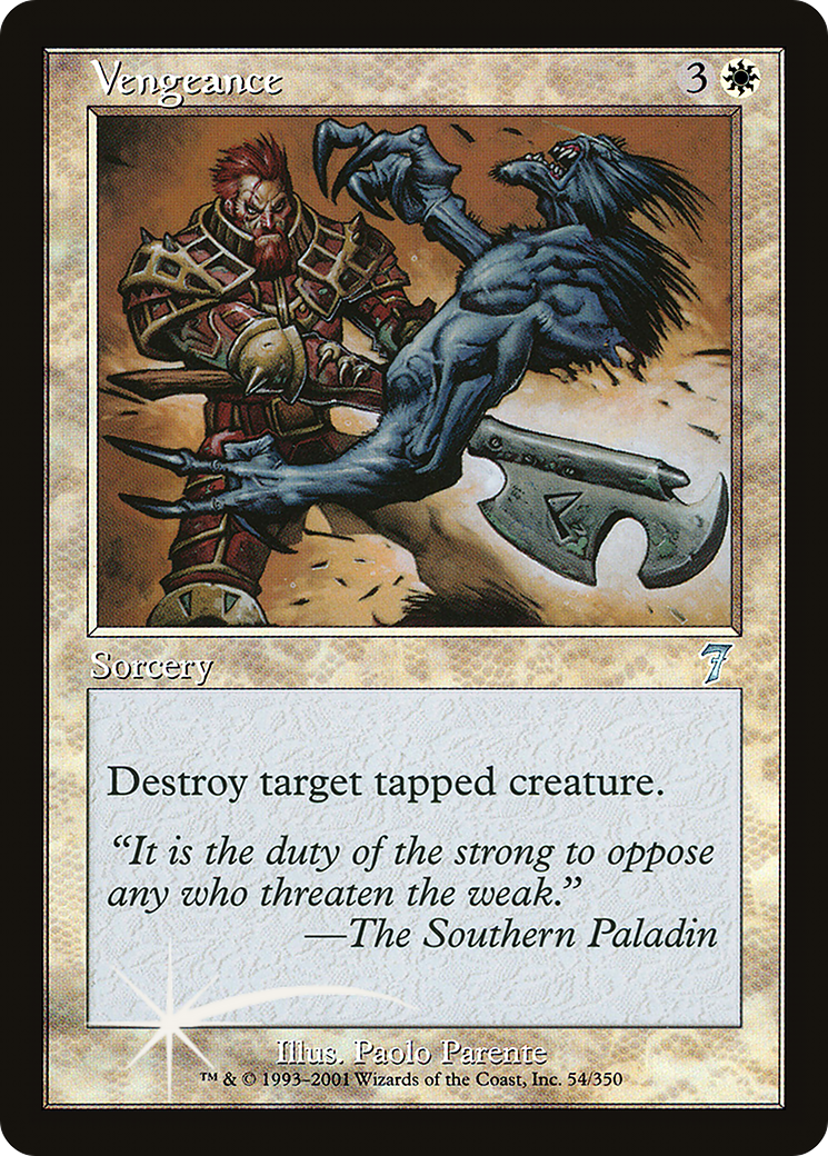 Vengeance (7ED-54★) - Seventh Edition Foil - Premium MTG Single from Wizards of the Coast - Just $1.70! Shop now at Game Crave Tournament Store