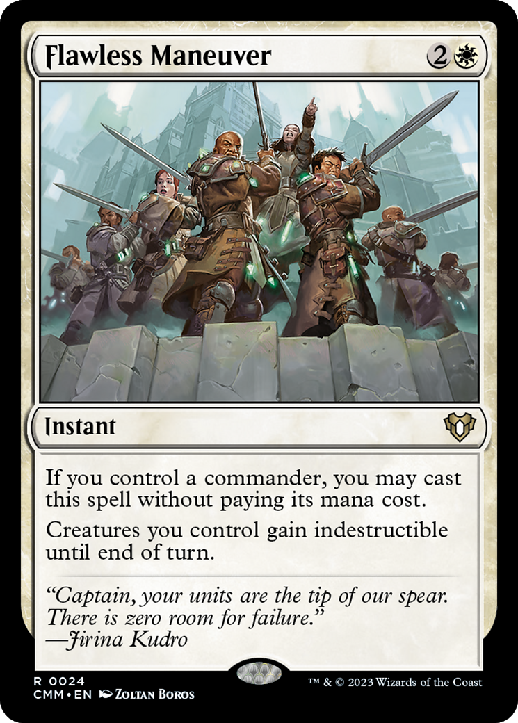Flawless Maneuver (CMM-024) - Commander Masters Foil - Premium MTG Single from Wizards of the Coast - Just $3.59! Shop now at Game Crave Tournament Store