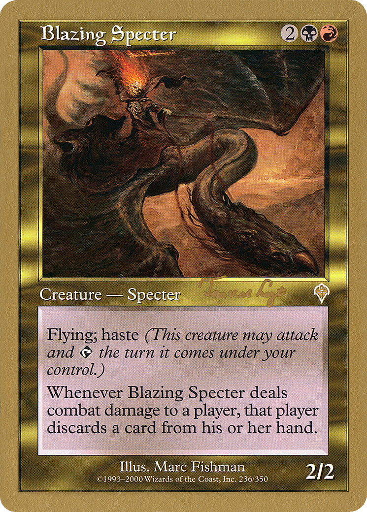 Blazing Specter (WC01-TVDL236) - World Championship Decks 2001 - Premium MTG Single from Wizards of the Coast - Just $0.36! Shop now at Game Crave Tournament Store
