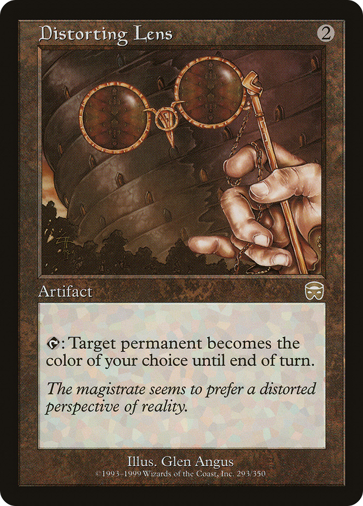 Distorting Lens (MMQ-293) - Mercadian Masques - Premium MTG Single from Wizards of the Coast - Just $0.17! Shop now at Game Crave Tournament Store