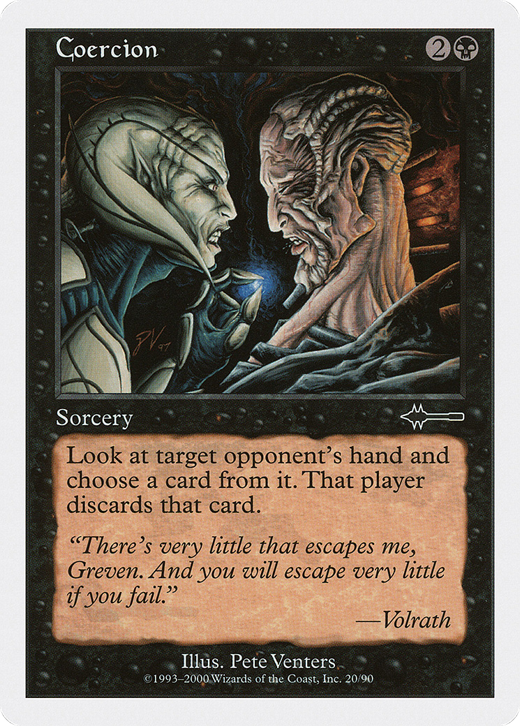 Coercion (BTD-020) - Beatdown Box Set - Premium MTG Single from Wizards of the Coast - Just $0.08! Shop now at Game Crave Tournament Store