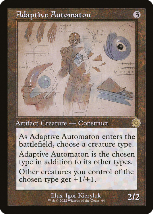Adaptive Automaton (BRR-064) - The Brothers' War Retro Artifacts Foil - Premium MTG Single from Wizards of the Coast - Just $1.39! Shop now at Game Crave Tournament Store