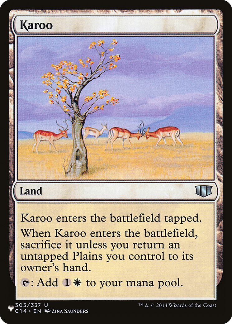 Karoo (PLIST-575) - The List - Premium MTG Single from Wizards of the Coast - Just $0.08! Shop now at Game Crave Tournament Store