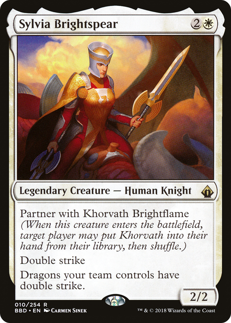 Sylvia Brightspear (BBD-010) - Battlebond Foil - Premium MTG Single from Wizards of the Coast - Just $1.59! Shop now at Game Crave Tournament Store