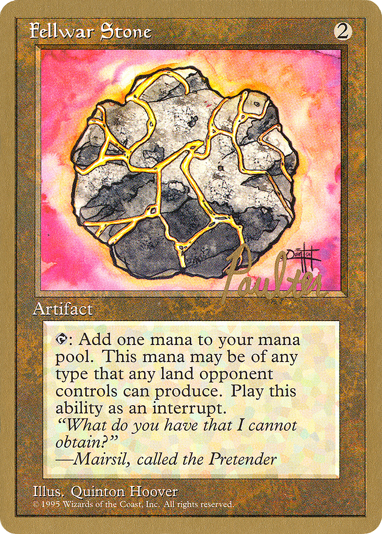 Fellwar Stone (PTC-PP319) - Pro Tour Collector Set - Premium MTG Single from Wizards of the Coast - Just $0.35! Shop now at Game Crave Tournament Store