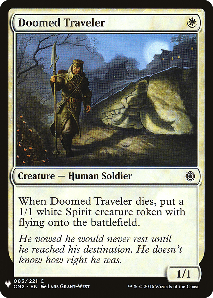 Doomed Traveler (MB1-083) - Mystery Booster - Premium MTG Single from Wizards of the Coast - Just $0.25! Shop now at Game Crave Tournament Store