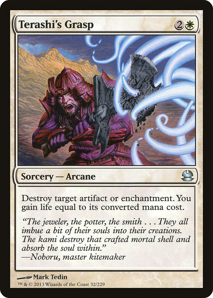 Terashi's Grasp (MMA-032) - Modern Masters Foil - Premium MTG Single from Wizards of the Coast - Just $0.25! Shop now at Game Crave Tournament Store