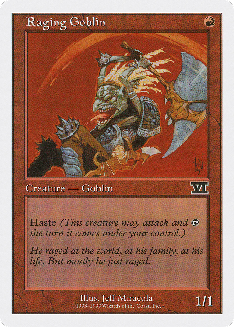 Raging Goblin (BRB-055) - Battle Royale Box Set - Premium MTG Single from Wizards of the Coast - Just $0.09! Shop now at Game Crave Tournament Store
