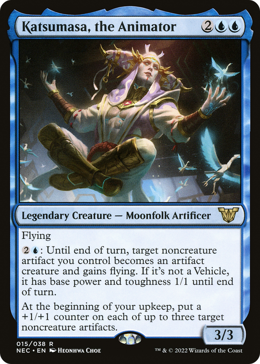 Katsumasa, the Animator (NEC-015) - Neon Dynasty Commander - Premium MTG Single from Wizards of the Coast - Just $0.08! Shop now at Game Crave Tournament Store