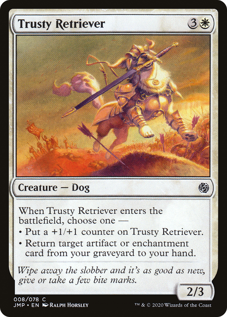 Trusty Retriever (JMP-008) - Jumpstart - Premium MTG Single from Wizards of the Coast - Just $0.08! Shop now at Game Crave Tournament Store