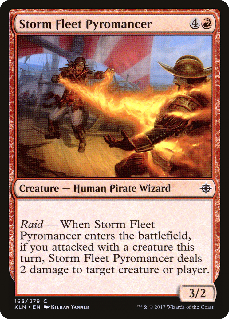 Storm Fleet Pyromancer (XLN-163) - Ixalan - Premium MTG Single from Wizards of the Coast - Just $0.25! Shop now at Game Crave Tournament Store