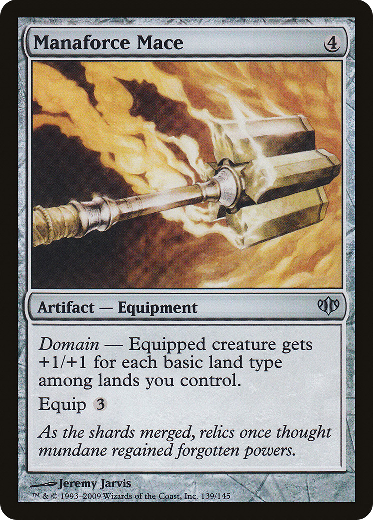 Manaforce Mace (CON-139) - Conflux Foil - Premium MTG Single from Wizards of the Coast - Just $0.26! Shop now at Game Crave Tournament Store