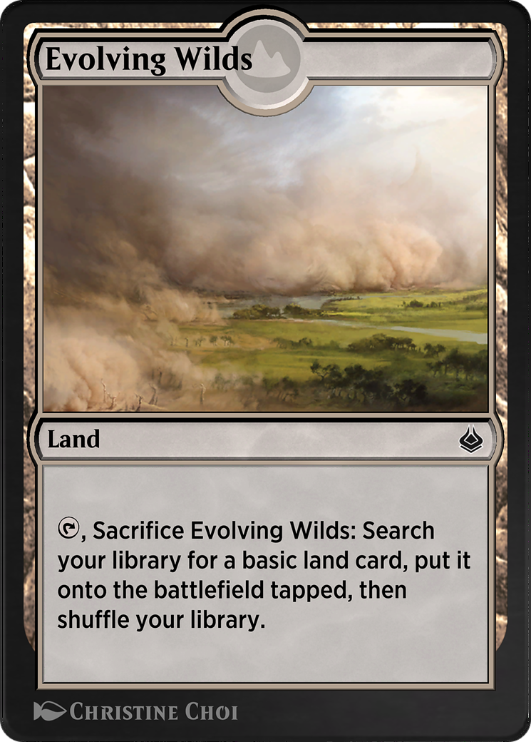 Evolving Wilds (AKR-292) - Amonkhet Remastered - Premium MTG Single from Wizards of the Coast - Just $0! Shop now at Game Crave Tournament Store