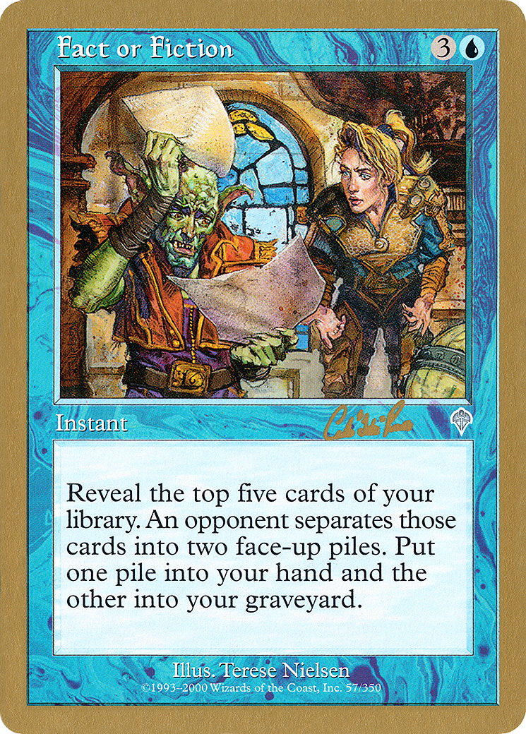 Fact or Fiction (WC02-CR57A) - World Championship Decks 2002 - Premium MTG Single from Wizards of the Coast - Just $0.39! Shop now at Game Crave Tournament Store