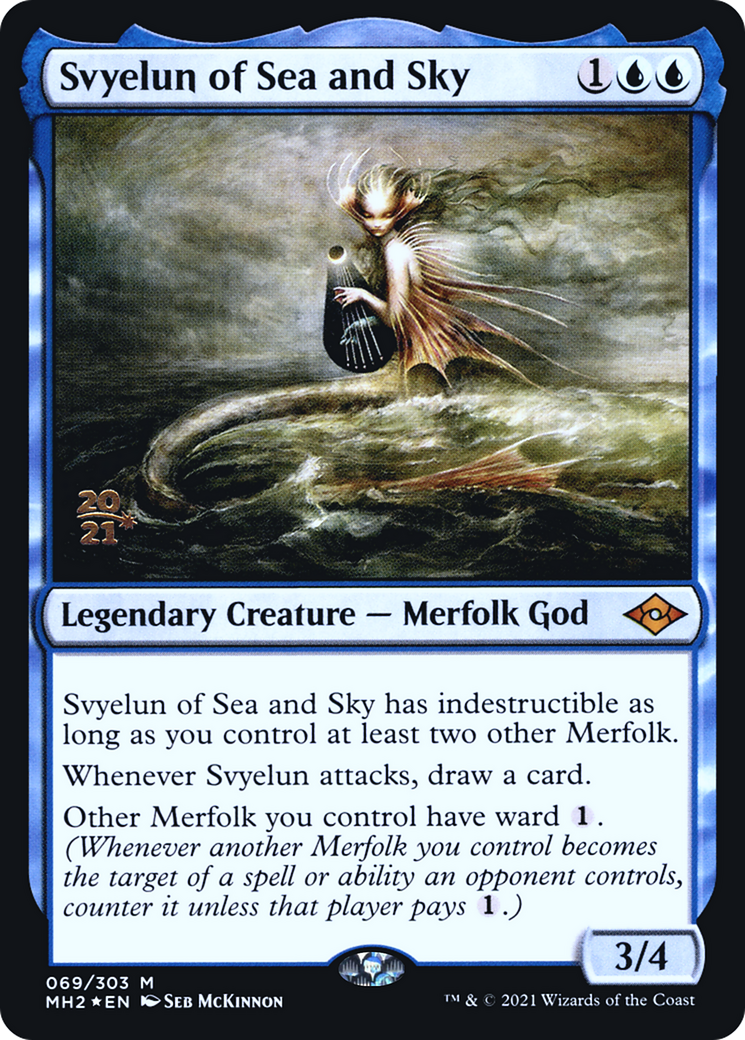 Svyelun of Sea and Sky (PMH2-69S) - Modern Horizons 2 Promos Foil - Premium MTG Single from Wizards of the Coast - Just $2.58! Shop now at Game Crave Tournament Store
