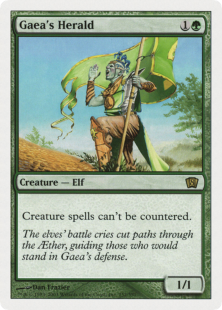 Gaea's Herald (8ED-252) - Eighth Edition - Premium MTG Single from Wizards of the Coast - Just $1.02! Shop now at Game Crave Tournament Store