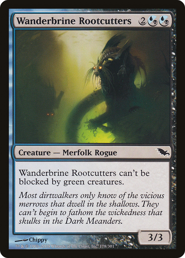 Wanderbrine Rootcutters (SHM-178) - Shadowmoor Foil - Premium MTG Single from Wizards of the Coast - Just $0.09! Shop now at Game Crave Tournament Store