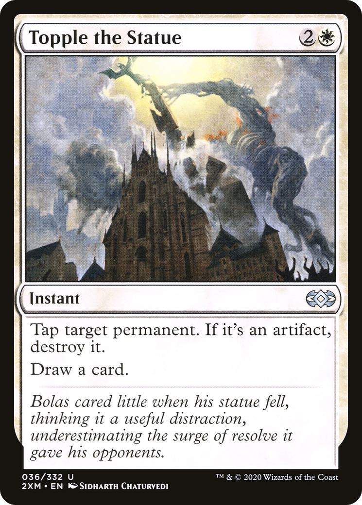 Topple the Statue (2XM-036) - Double Masters - Premium MTG Single from Wizards of the Coast - Just $0.25! Shop now at Game Crave Tournament Store