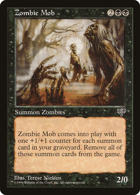 Zombie Mob (MIR-153) - Mirage - Premium MTG Single from Wizards of the Coast - Just $0.08! Shop now at Game Crave Tournament Store