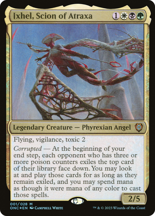 Ixhel, Scion of Atraxa (ONC-001) - Phyrexia: All Will Be One Commander - Premium MTG Single from Wizards of the Coast - Just $0.29! Shop now at Game Crave Tournament Store