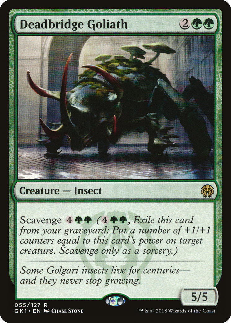 Deadbridge Goliath (GK1-055) - GRN Guild Kit - Premium MTG Single from Wizards of the Coast - Just $0.08! Shop now at Game Crave Tournament Store