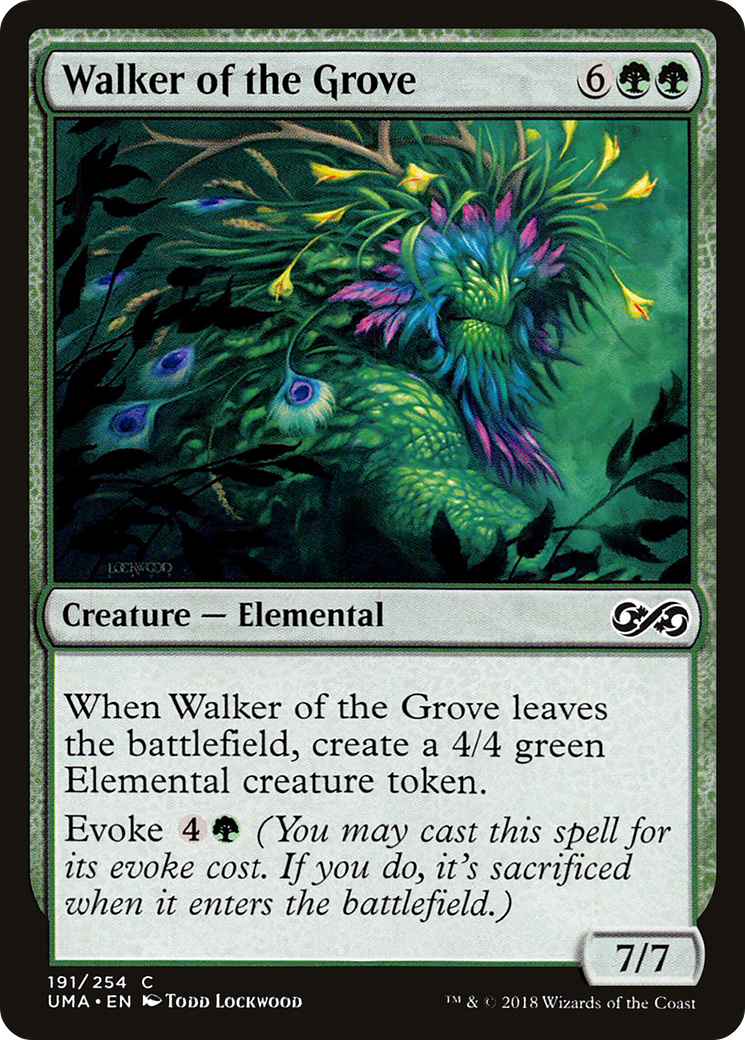 Walker of the Grove (UMA-191) - Ultimate Masters Foil - Premium MTG Single from Wizards of the Coast - Just $0.08! Shop now at Game Crave Tournament Store