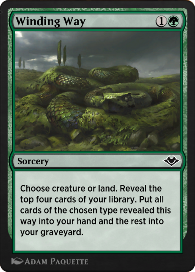 Winding Way (J21-670) - Jumpstart: Historic Horizons - Premium MTG Single from Wizards of the Coast - Just $0! Shop now at Game Crave Tournament Store
