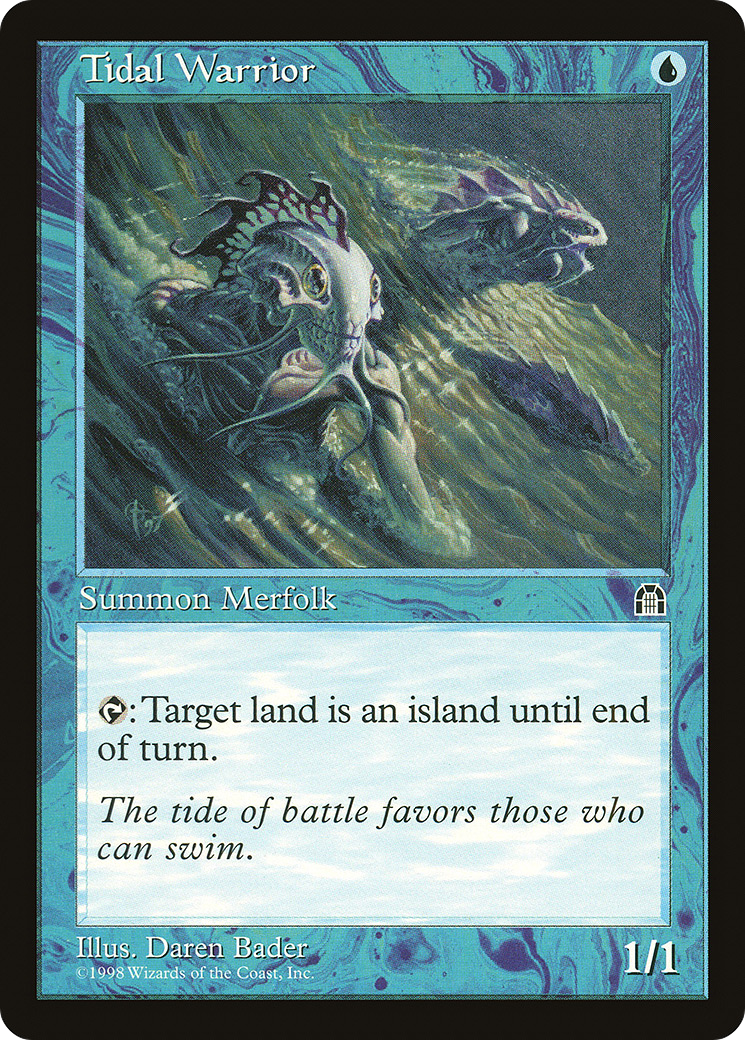 Tidal Warrior (STH-047) - Stronghold - Premium MTG Single from Wizards of the Coast - Just $0.08! Shop now at Game Crave Tournament Store