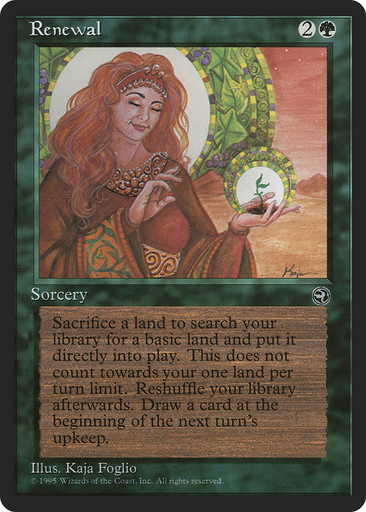Renewal (HML-093) - Homelands - Premium MTG Single from Wizards of the Coast - Just $0.23! Shop now at Game Crave Tournament Store