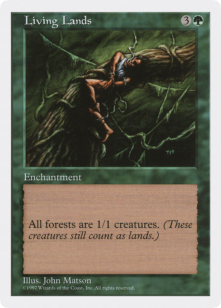 Living Lands (5ED-312) - Fifth Edition - Premium MTG Single from Wizards of the Coast - Just $0.31! Shop now at Game Crave Tournament Store
