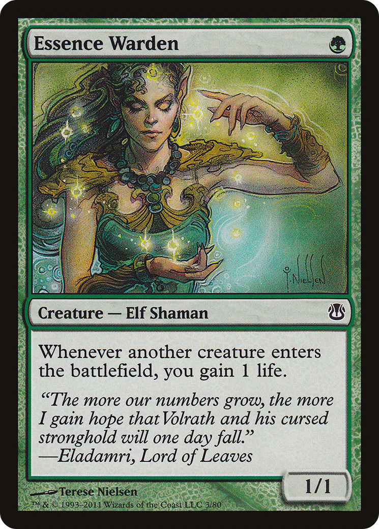 Essence Warden (DDH-003) - Duel Decks: Ajani vs. Nicol Bolas - Premium MTG Single from Wizards of the Coast - Just $2.21! Shop now at Game Crave Tournament Store