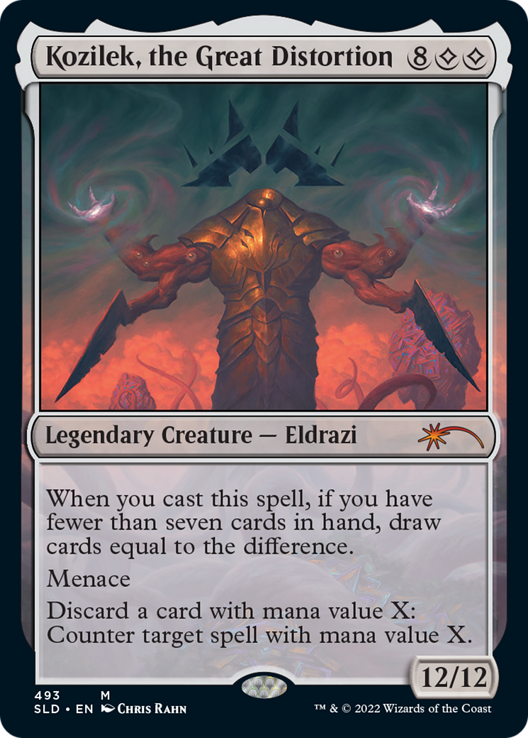 Kozilek, the Great Distortion (SLD-493) - Secret Lair Drop Foil - Premium MTG Single from Wizards of the Coast - Just $3.07! Shop now at Game Crave Tournament Store