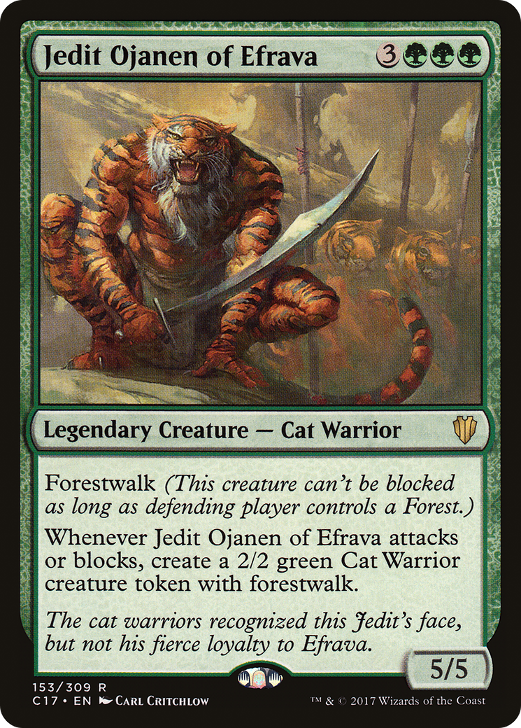 Jedit Ojanen of Efrava (C17-153) - Commander 2017 - Premium MTG Single from Wizards of the Coast - Just $0.94! Shop now at Game Crave Tournament Store