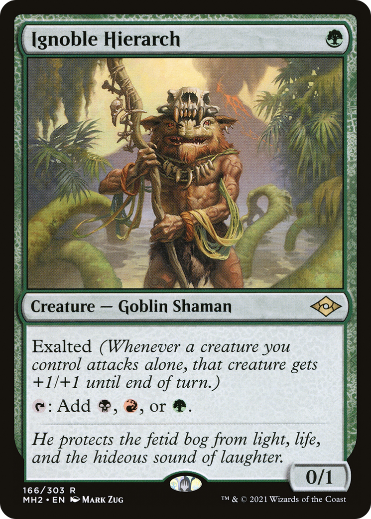 Ignoble Hierarch (MH2-166) - Modern Horizons 2 - Premium MTG Single from Wizards of the Coast - Just $1.18! Shop now at Game Crave Tournament Store