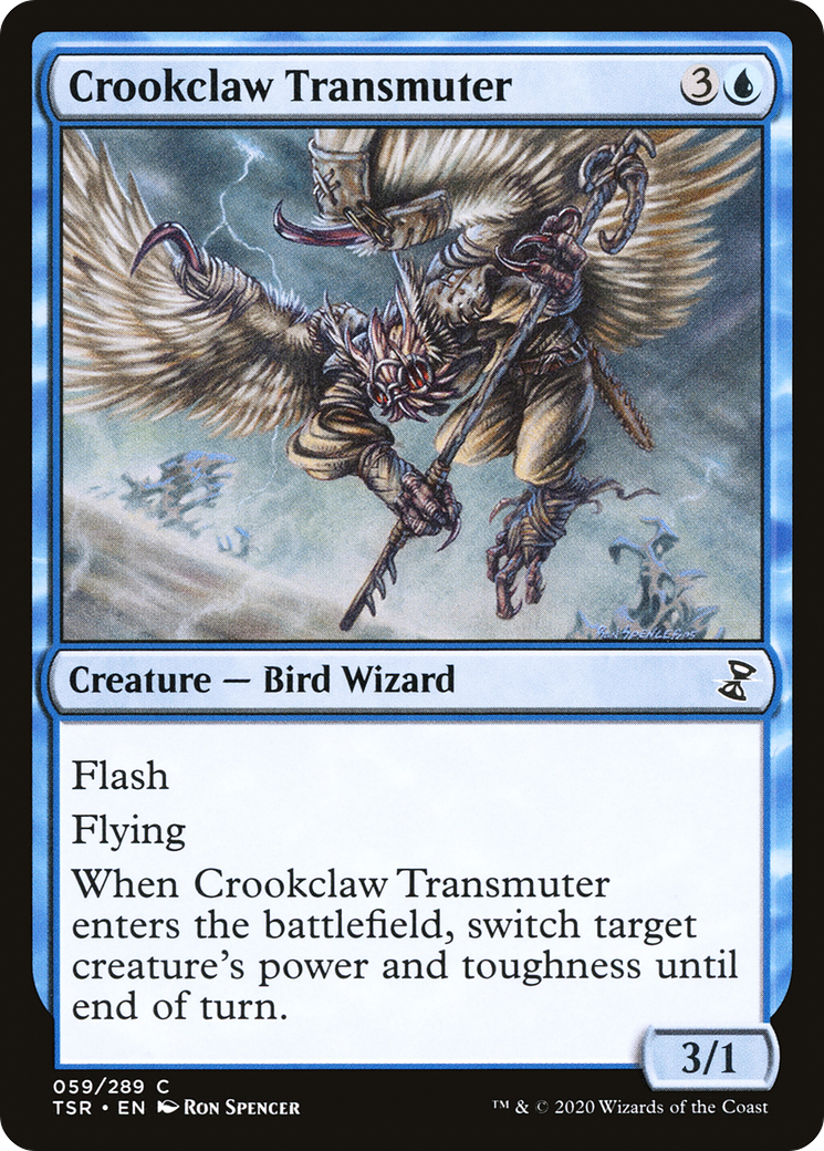 Crookclaw Transmuter (TSR-059) - Time Spiral Remastered - Premium MTG Single from Wizards of the Coast - Just $0.25! Shop now at Game Crave Tournament Store